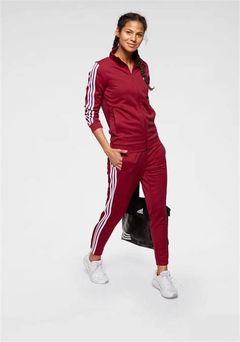 adidas anzug rot weiß damen|Adidas trainers für damen.